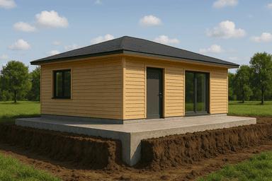 Плита для каркасного дома 6×8 м Плита для каркасного дома 6×8 м